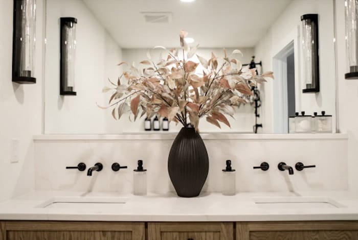 Custom Double Vanity Bathroom